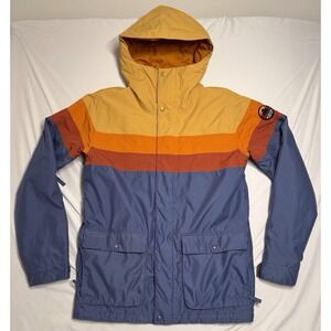 Burton Frontier Dryride Maui Sunset Picante Colorway Ski Jacket Mens Size M